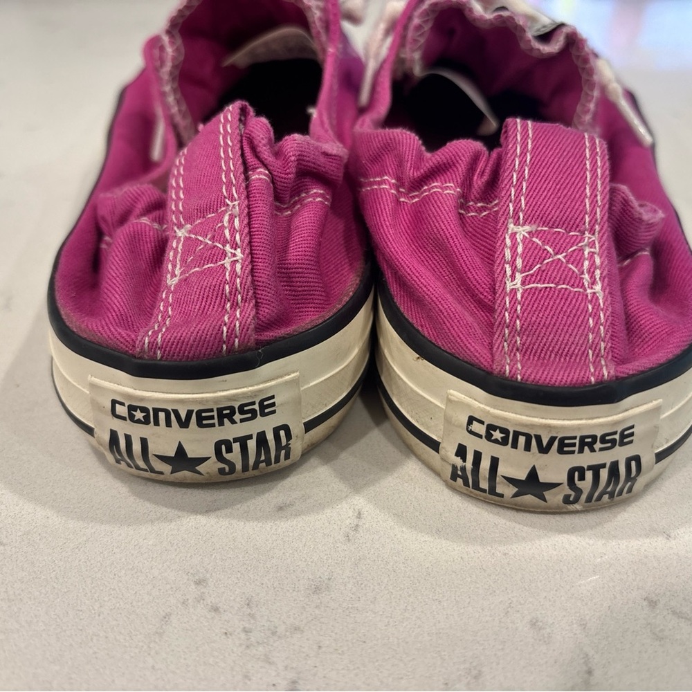Converse canvas sneakers lo top women’s size 8 pink - Picture 2 of 7